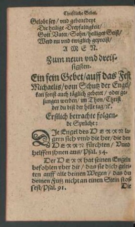 Zum neun und dreissigsten.