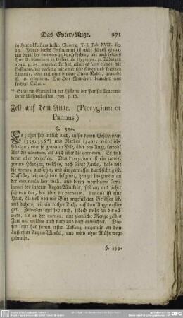 Fell auf dem Auge. (Pterygium et Pannus.)