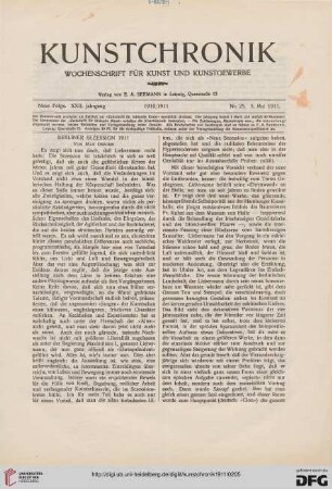 Heft 25 (5. Mai 1911)