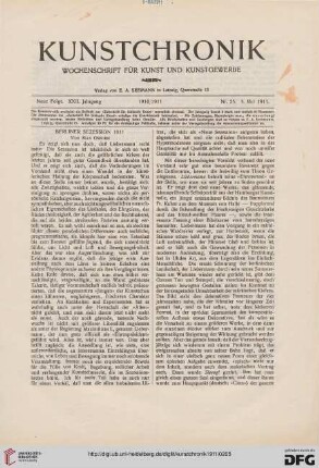 Heft 25 (5. Mai 1911)