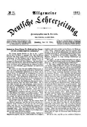 Antwort an Herrn Pfarrer Dr. Riecke auf seine Frage: Ist eine Ortsschulinspektion nothwendig?