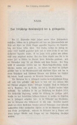 396-399 Das 700jährige Gedächtnißfest der h. Hildegardis