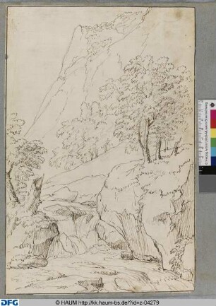 Berglandschaft mit Flusslauf