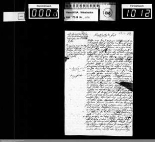 . 1712: Dezember 1712