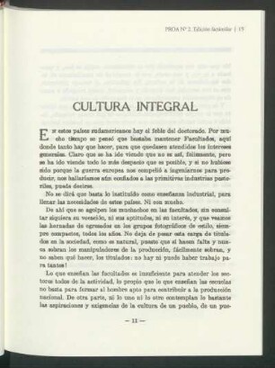 Cultura integral
