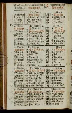 Januarius. - December, oder Christmonat[...]