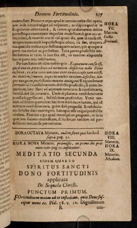 257-263, Hora VIII - IX