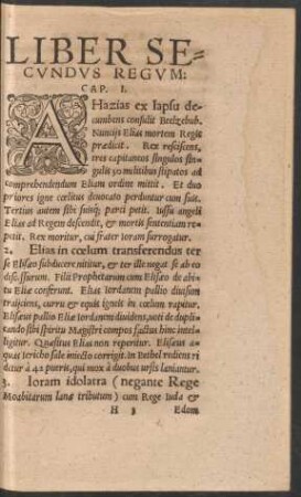 Liber Secundus Regum: