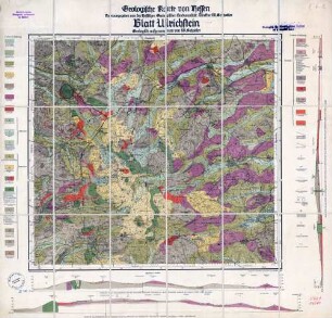Geologische Karte von Hessen, [5421] Blatt Ulrichstein