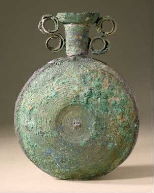 Flache römische Flasche