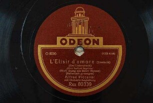 L'elisir d'amore (Der Liebestrank) : "Una furtiva lagrima" (Wohl drang aus ihrem Herzen) / (Donizetti)