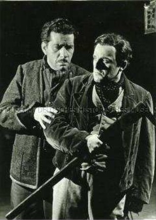 Uraufführung der Oper "Die Männer von Blackmoor" von Alan Bush im Nationaltheater Weimar
