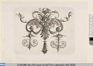 Kopf mit ornamentalen Formen