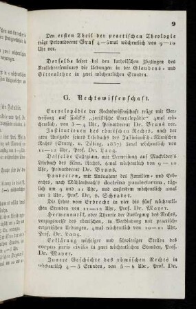 9-11, G. Rechtswissenschaft