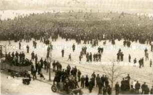 Demonstration während der Novemberrevolution in Wilhelmshaven