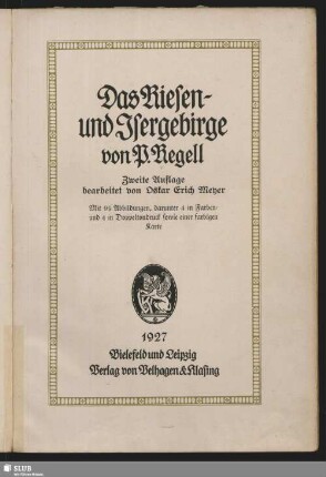 Das Riesen- und Isergebirge