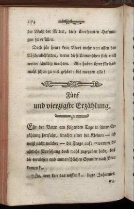 Fünf und vierzigste Erzählung.