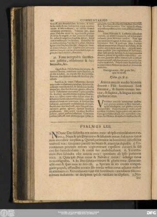Psalmus LXII.