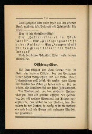 210-212, Offiziersgräber