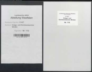 Verwendung der Restsumme des von König Friedrich Wilhelm II. der Bielefelder Kaufmannschaft geschenkten Kapitals von 50.000 Reichstalern