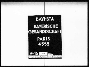 Dauenhauer, Arbeiter in Paris, verunglückt, ärztlicher Befund