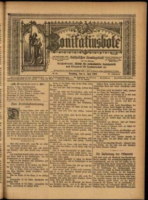 Erste Ausgabe vom Sonntag, den 06. Juni 1909.