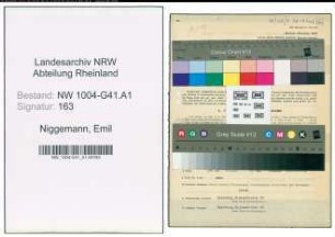 Entnazifizierung Emil Niggemann , geb. 20.06.1904 (Polizeibeamter)