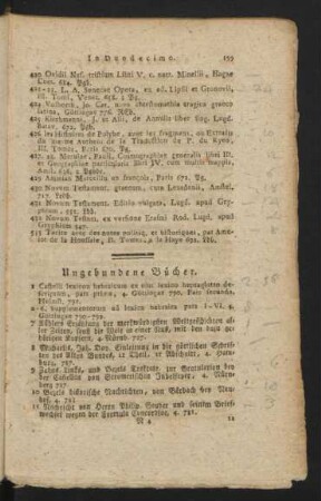 Ungebundene Bücher