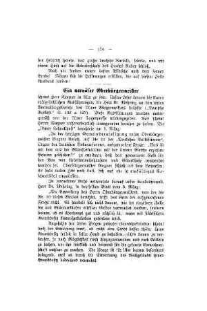 Ein nervöser Oberbürgermeister