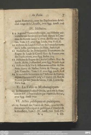 VI. Actes publiques et politiques.