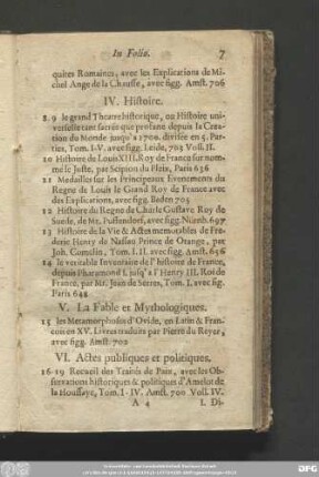 VI. Actes publiques et politiques.