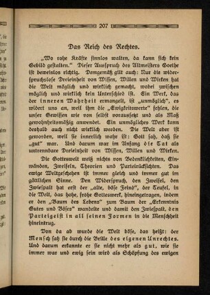207-224, Das Reich des Rechtes