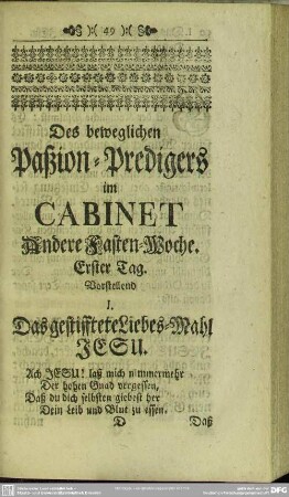 Andere Fasten-Woche