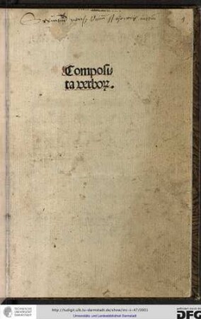 Composita verborum.