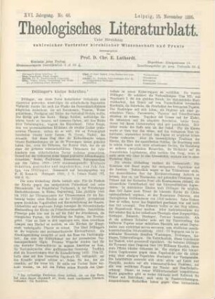 545-547 Döllinger' kleine Schriften
