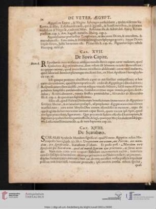 Cap. XVII: De Bovis Capite.