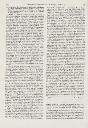 682 [Rezension] Crouch, James E., The origin and intention of the Colossian Haustafel