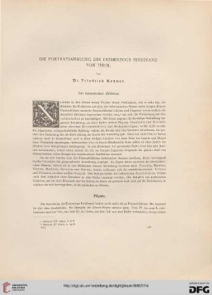 Die Porträtsammlung des Erzherzogs Ferdinand von Tirol, [3]