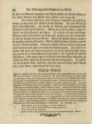 Schluß-Gebeth.