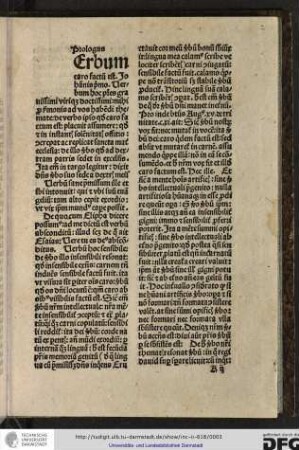 [V]erbum caro factum est. Johannis primo. Verbum hoc, patres gravissimi virique doctissimi, mihi pro sermonis ad vos habendi themate...