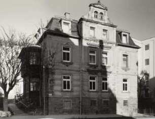 Mittweida, Wohnhaus : Mittweida, Wohnhaus, Bahnhofstraße 22, 1895, Straßenansicht
