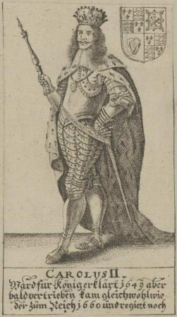 Bildnis des Carolus II., König von England