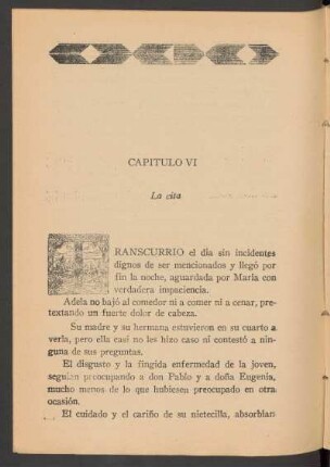 Capítulo VI - La cita