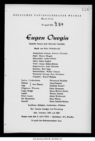 Eugen Onegin