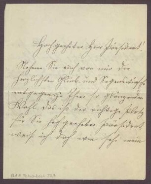 Gratulationsschreiben aus Freiburg an Constantin Fehrenbach, Glückwünsche zur Wahl zum Reichstagspräsident