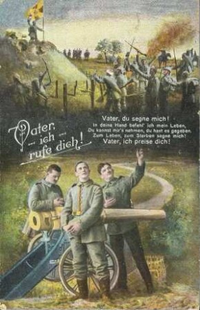 Vater, ich rufe dich! - Vater, du segne mich! [...]