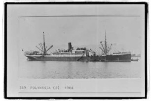Polynesia (1904), Hapag.- Hamburg-Amerikanische Packetfahrt-Actien-Gesellschaft, Hamburg, Hapag-Lloyd AG, Hamburg