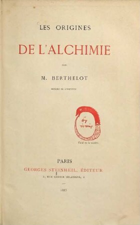 Les origines de l'alchimie