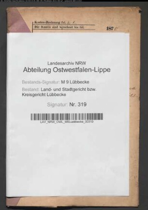 Erblasser: Beutler, Charlotte Luise, geb. Stegemöller: