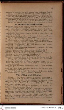 VII. Aktien-Gesellschaften.